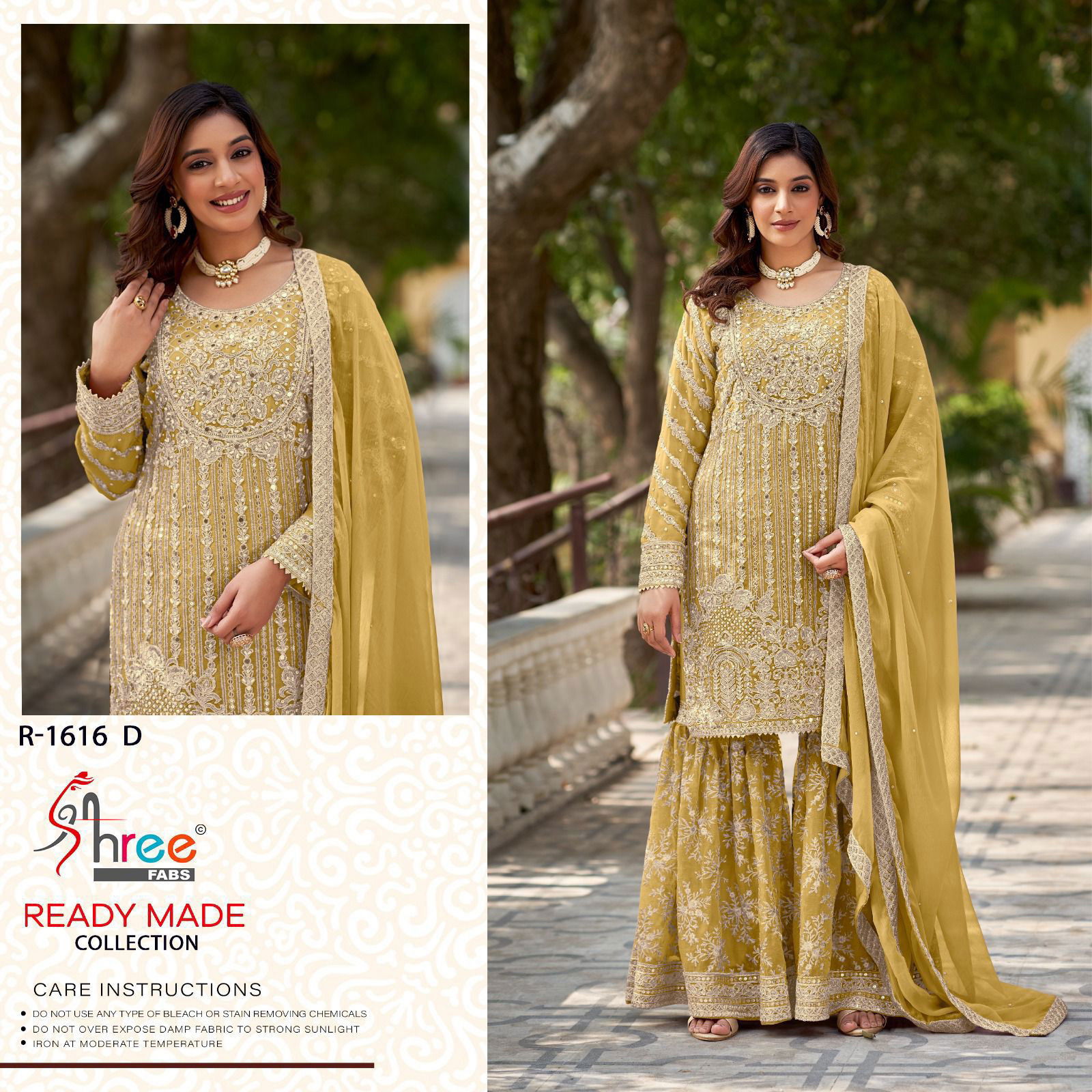  R 1616 Ragga Chiffon by Shree  Ready Made Pakistani Salwar Suits